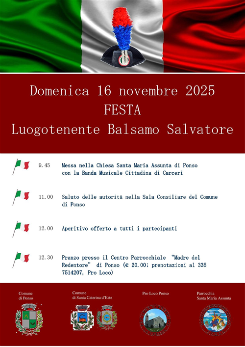 Festa Luogotenente Balsamo Salvatore